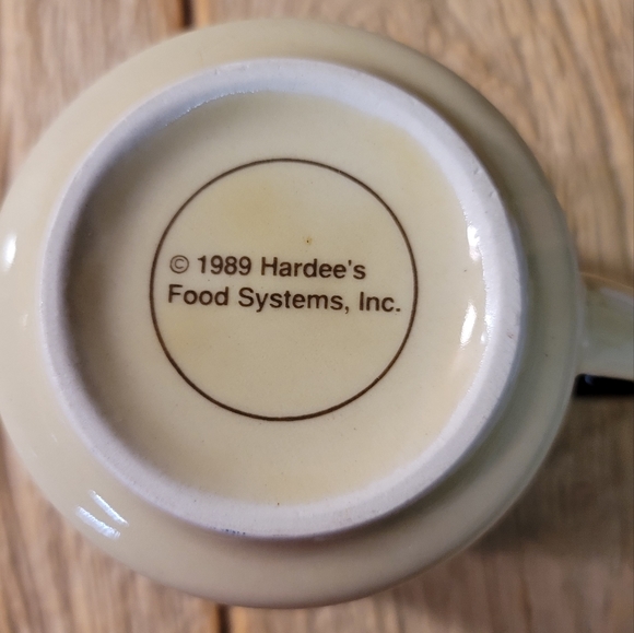 HARDEE’S 1989 RISE AND SHINE HOMEMADE BISCUITS COFFEE MUGS - Picture 6 of 6